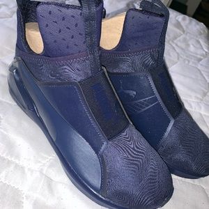 NAVY HIGHTOP SLIDE ON PUMA